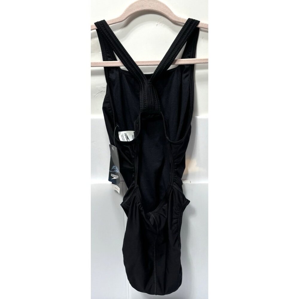 Speedo Women's Super ProLT One Piece Swimsuit Black Size 10 US 36 EU Durable Pro - Picture 8 of 12